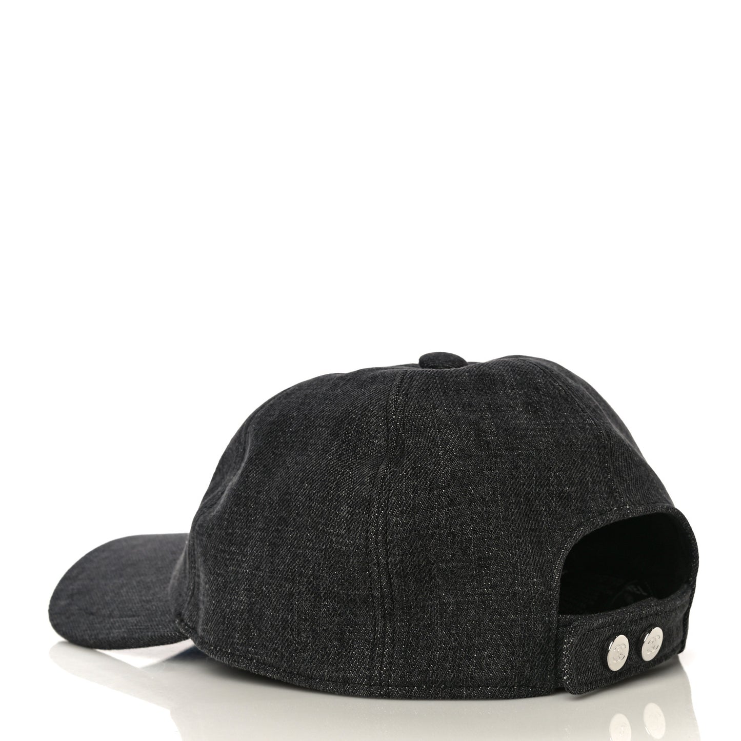 Cotton Sequin CC Cap Hat Black