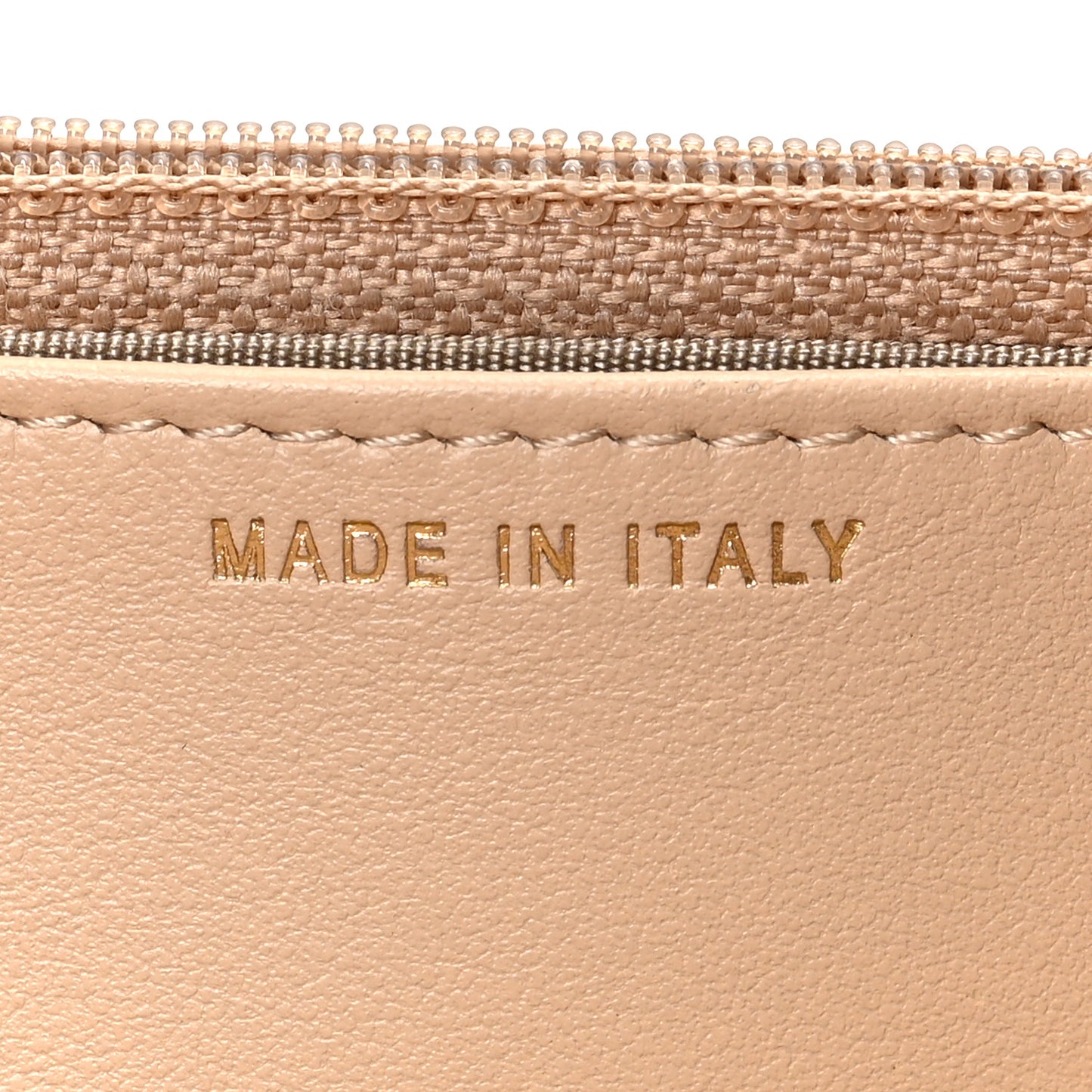 Lambskin Quilted Chanel 19 Wallet On Chain WOC Beige