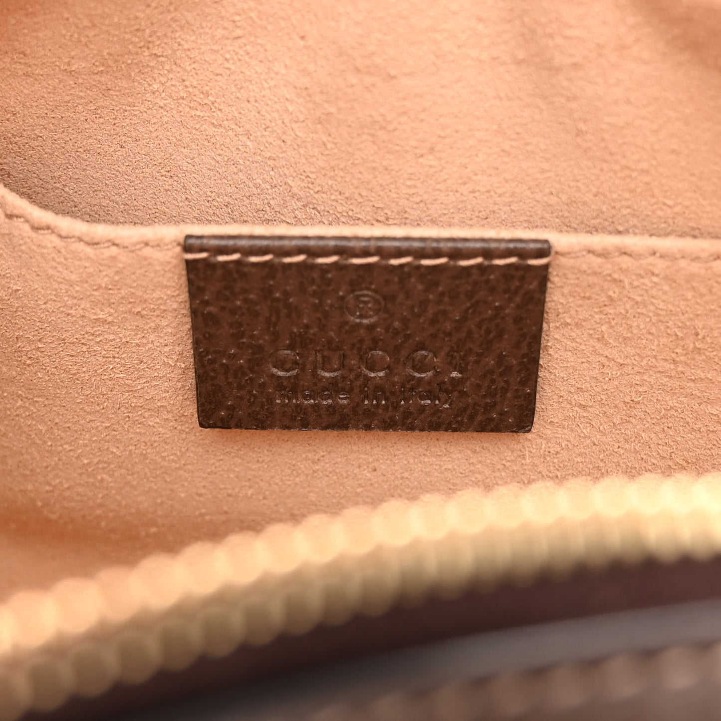 GG Supreme Monogram Web Mini Ophidia Shoulder Bag Brown