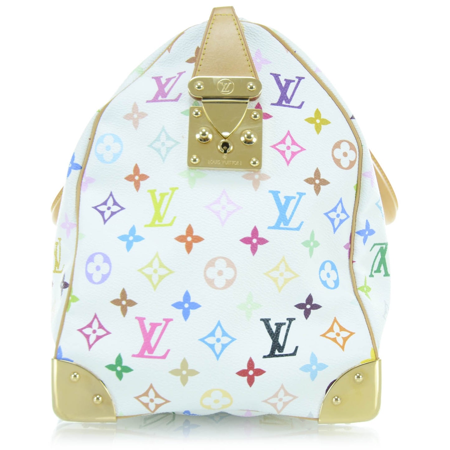 Monogram Multicolor Keepall 45 White
