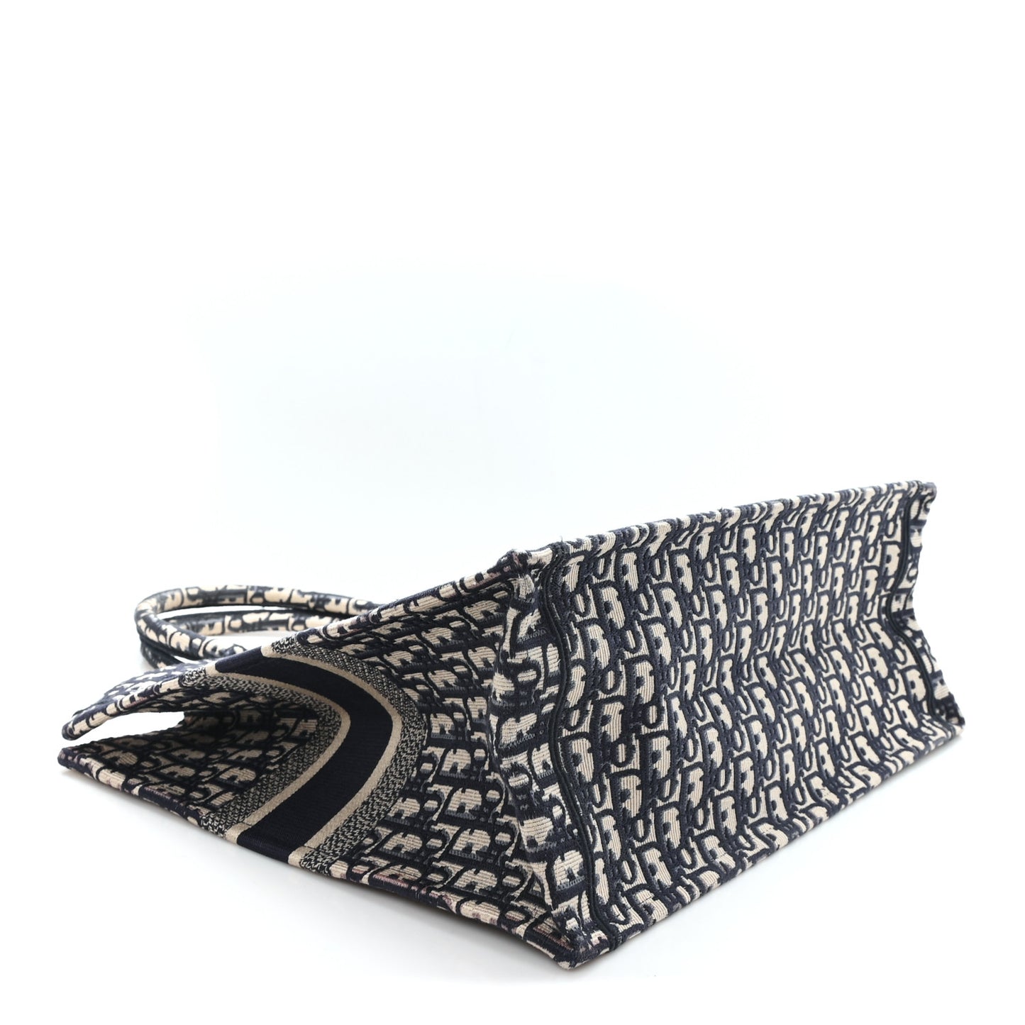 Oblique Large Book Tote Blue Multicolor