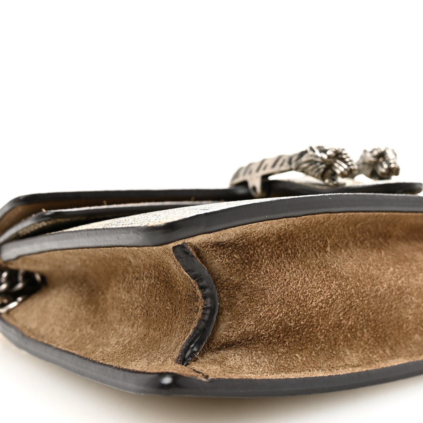 GG Supreme Monogram Super Mini Dionysus Shoulder Bag Taupe
