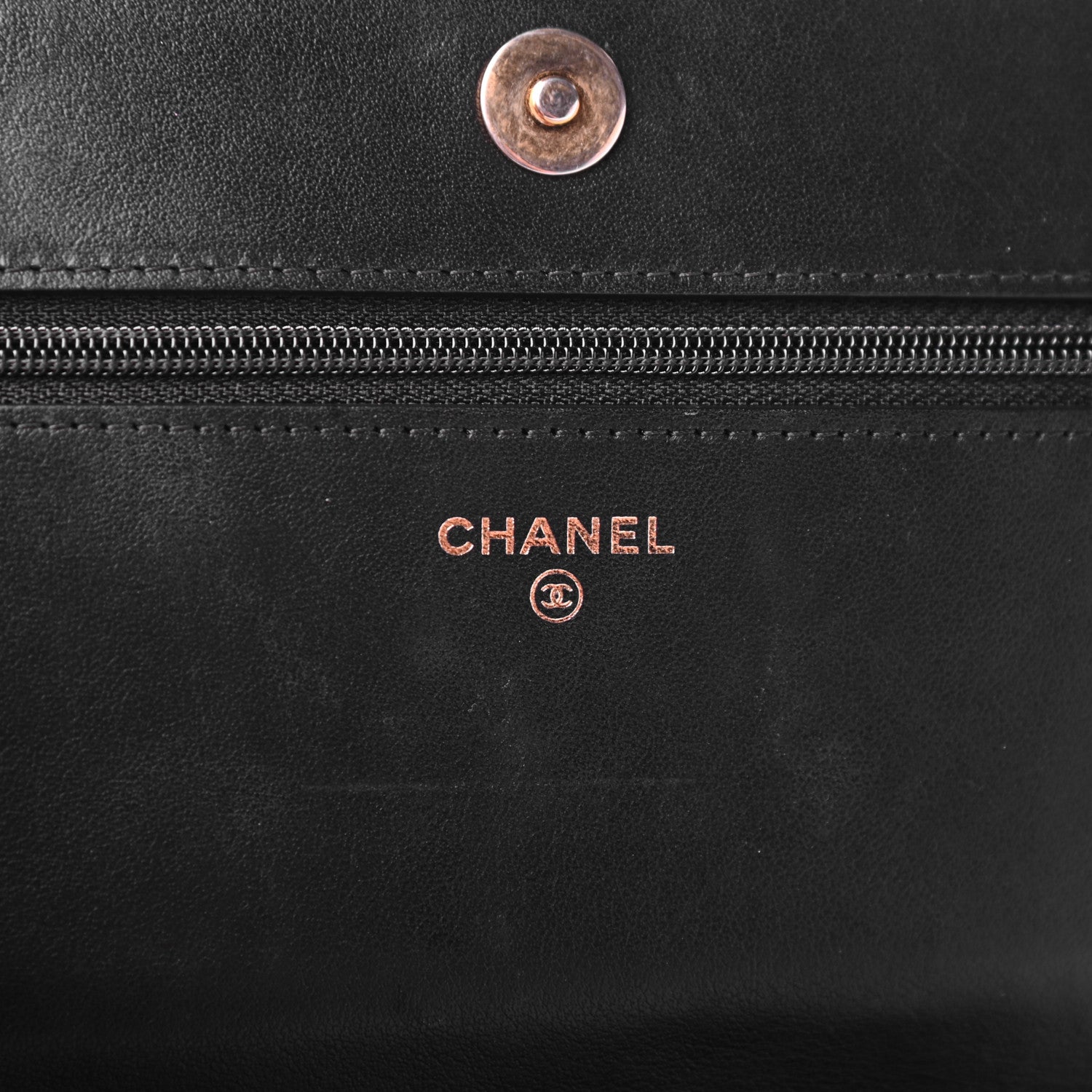 Chanel Caviar Quilted Boy Wallet On Chain WOC Black 6 of 12
