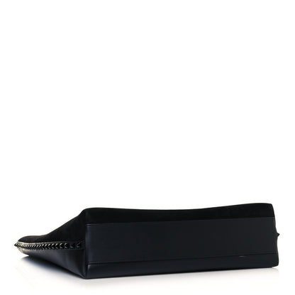 Valentino Garavani Suede Calfskin Rockstud Tote Black 4 of 12