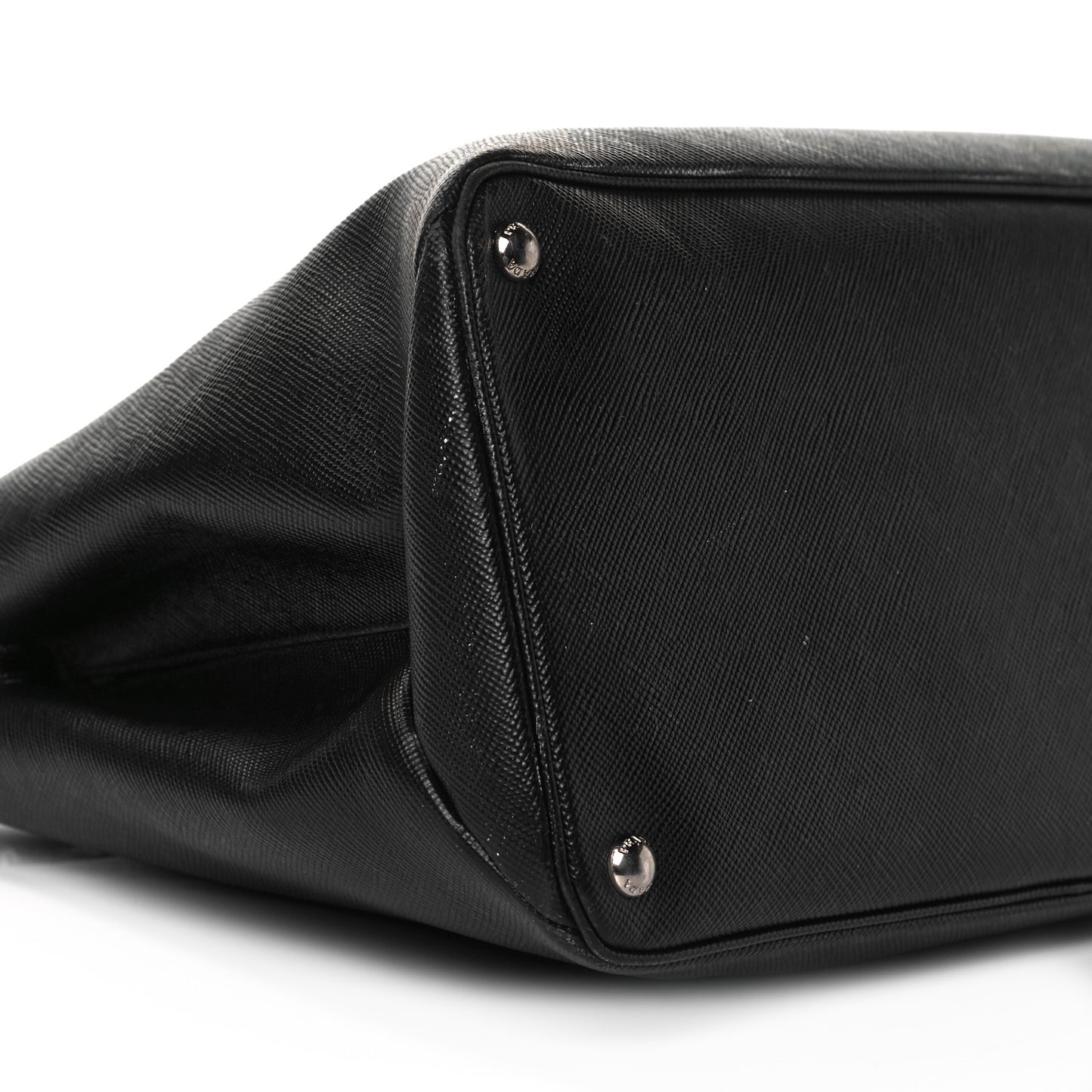 Saffiano Cuir Twin Tote Black