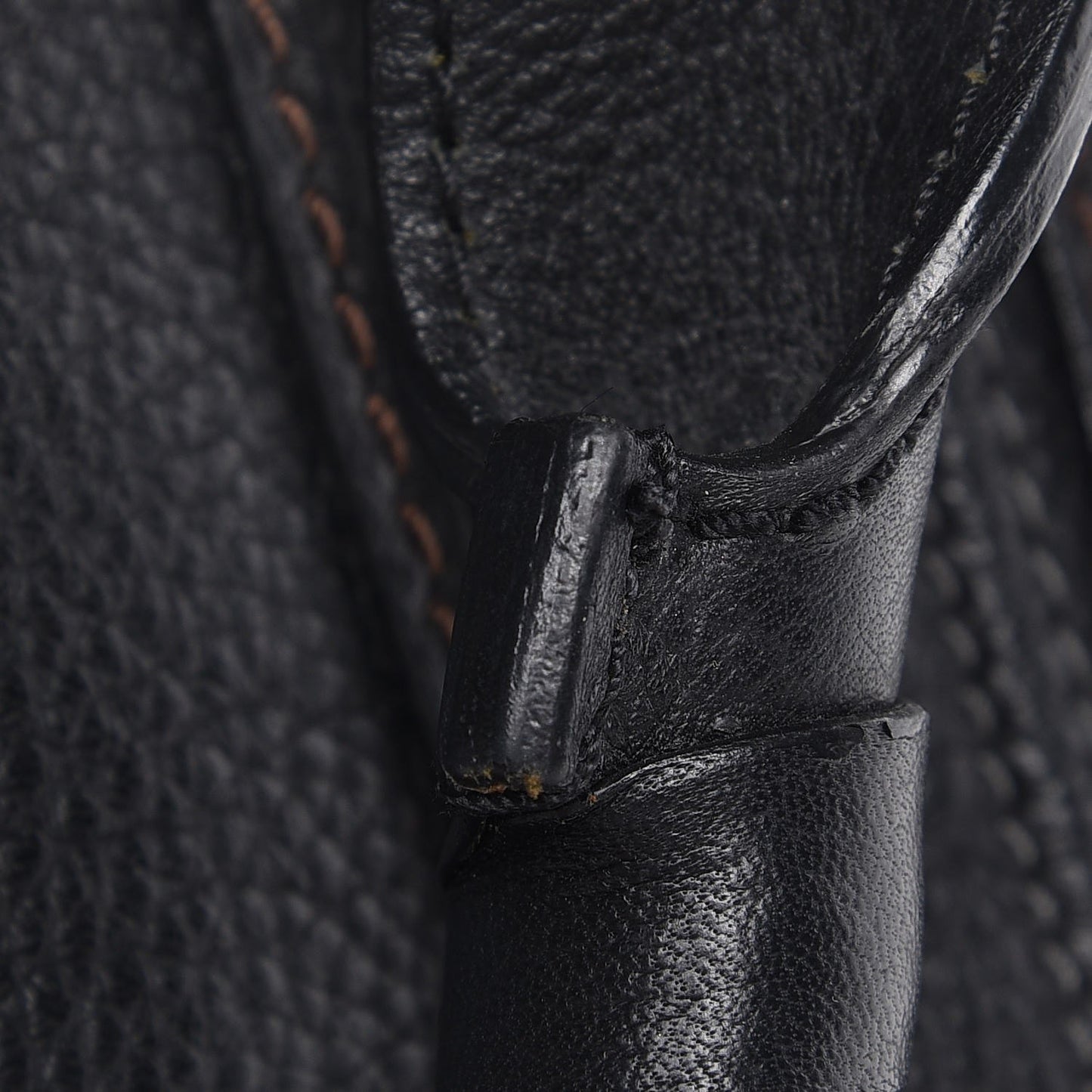 Calfskin Medium Marcie Satchel Black