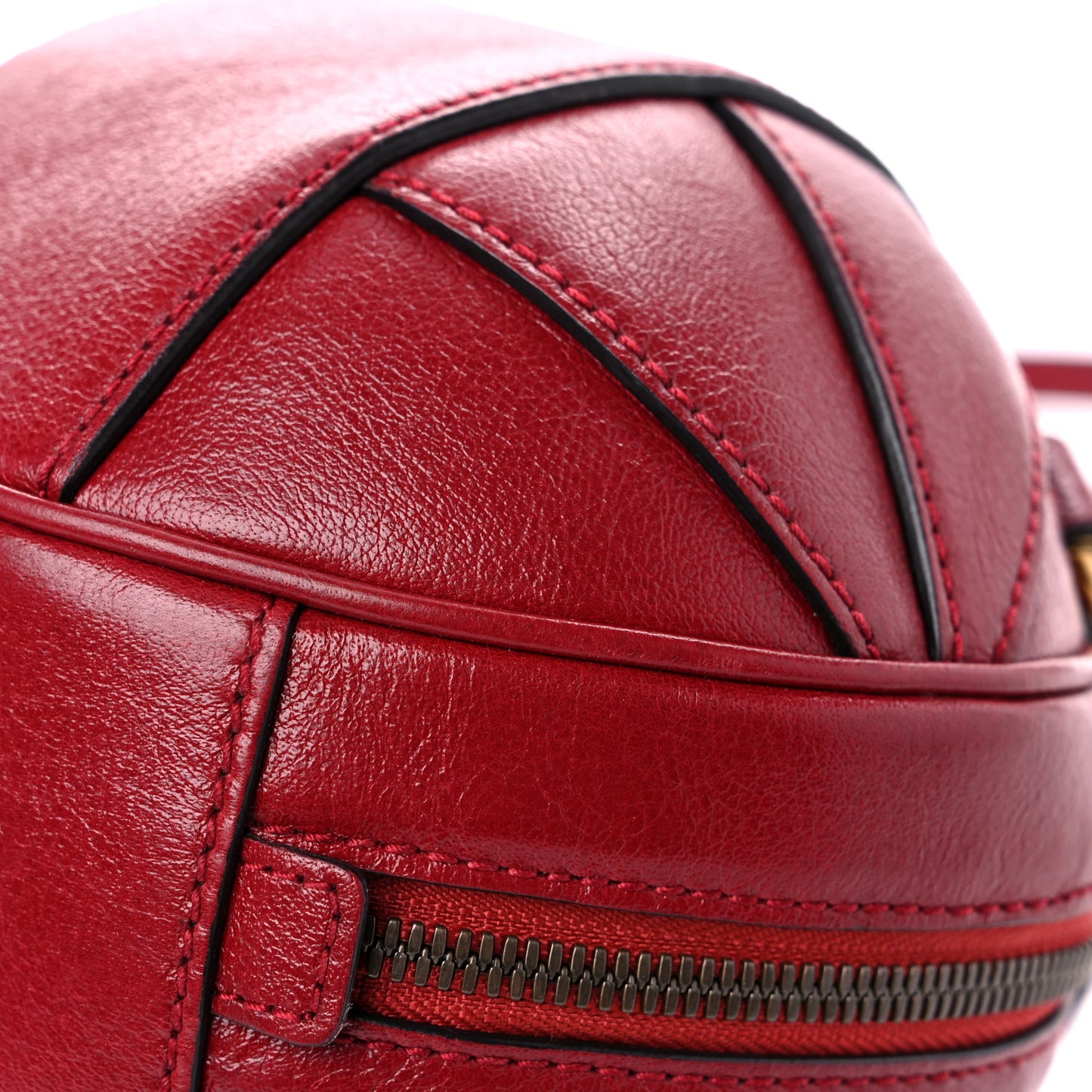 Piuma Lux Energy Mini Tifosa Basketball Shaped Shoulder Bag Romantic Cerise
