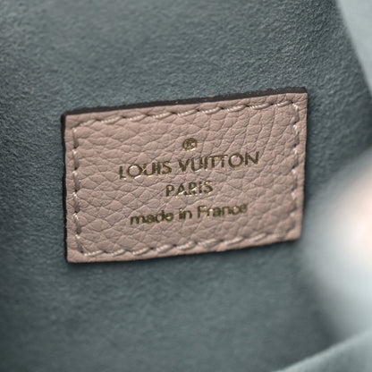 Louis Vuitton Calfskin Lockme Bucket MM Greige 6 of 9