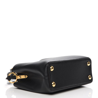 Louis Vuitton Taurillon Capucines BB Black 5 of 7