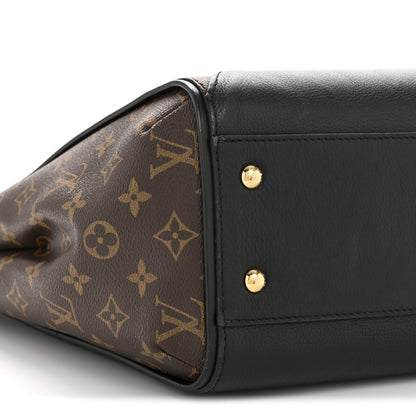 Louis Vuitton Calfskin Monogram Kimono Tote Black 9 of 14