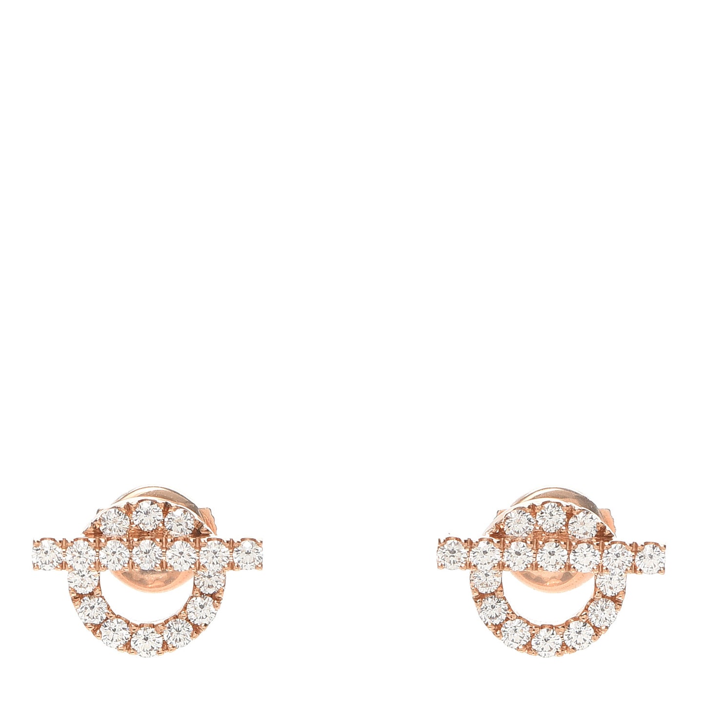 18K Rose Gold Diamond Finesse Earrings