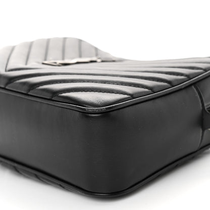 Saint Laurent Calfskin Matelasse Monogram Lou Camera Bag Black 9 of 9