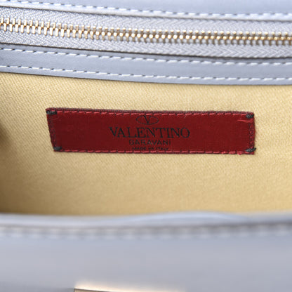 Valentino Garavani Vitello Small Glam Lock Rockstud Flap London Stone 5 of 8