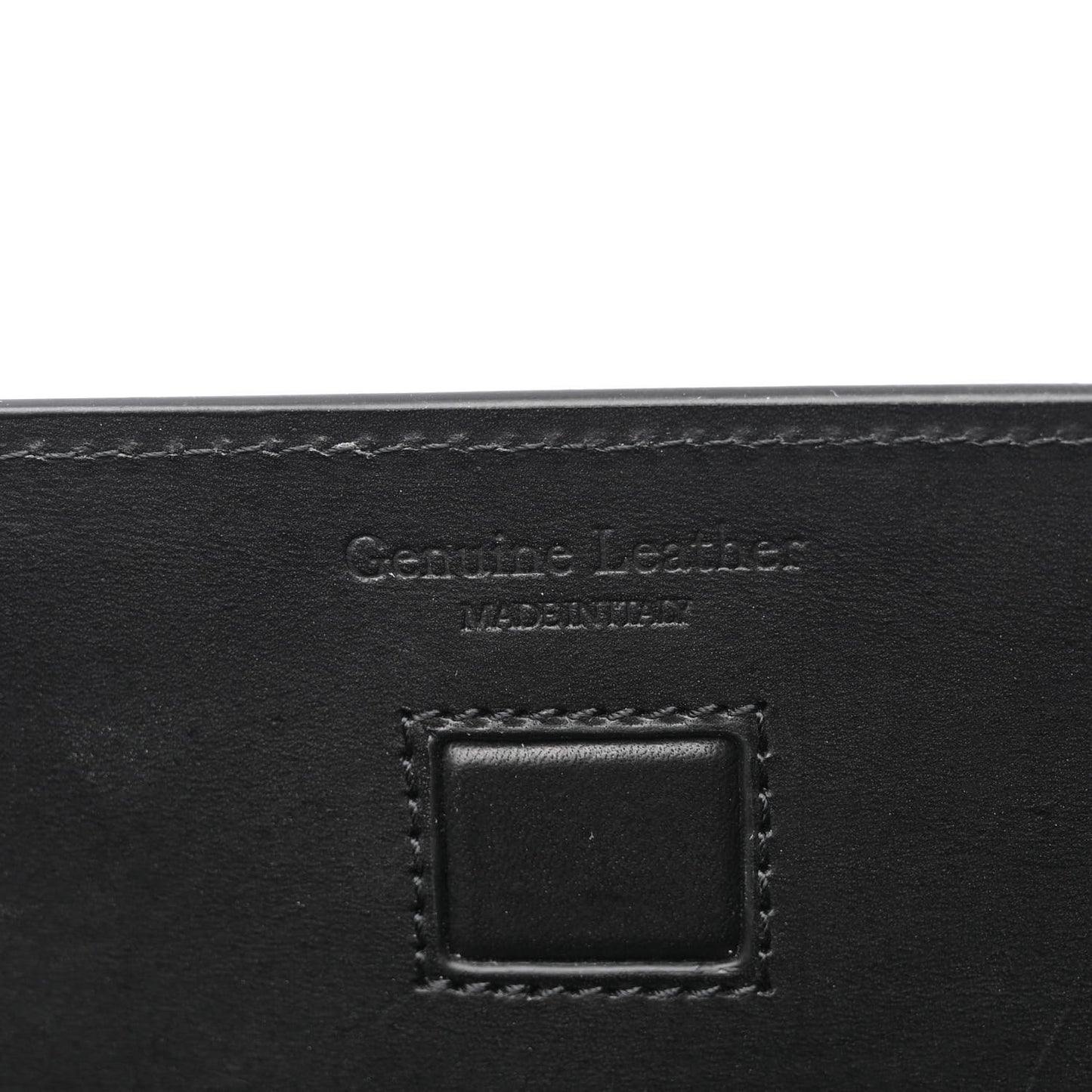 Calfskin Striped Diag Tote Black