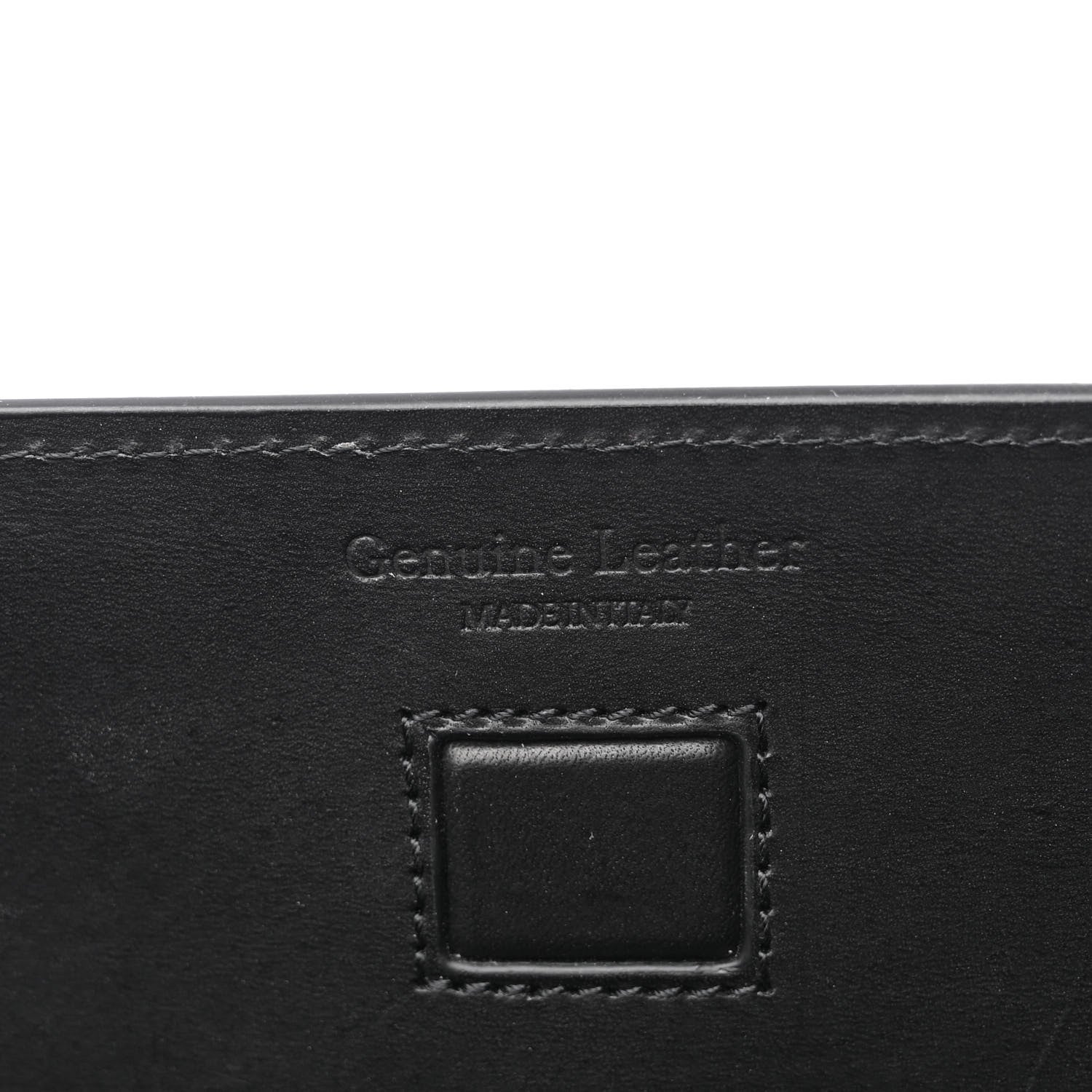 Off-White Calfskin Striped Diag Tote Black 6 of 9