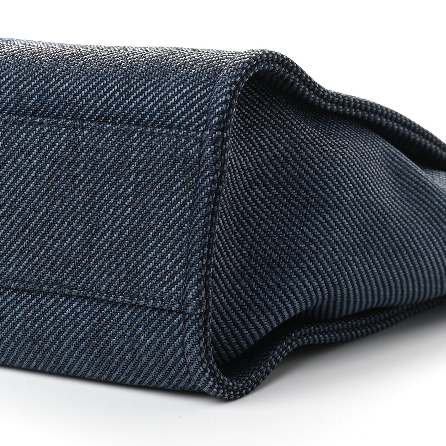Mixed Fibers Small Deauville Tote Navy Blue