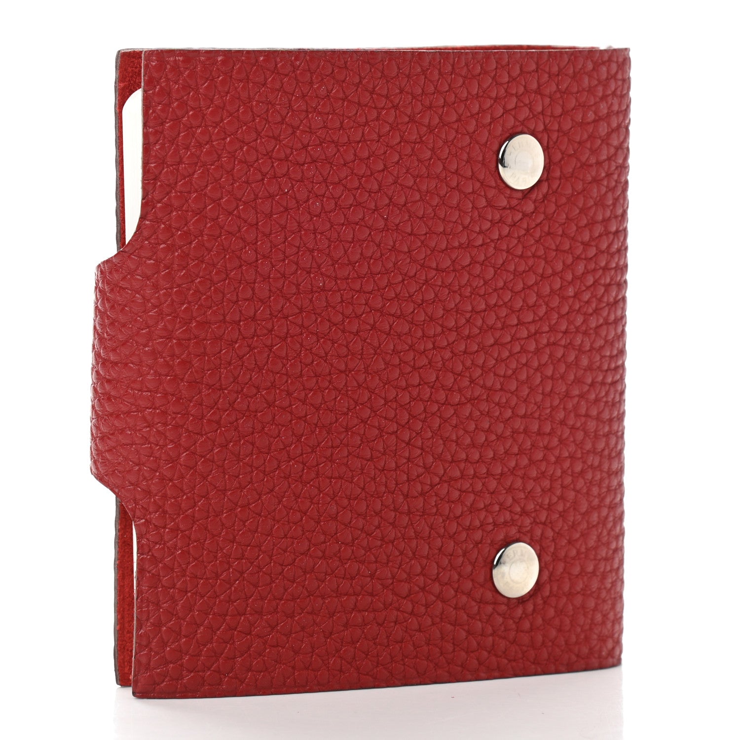 Hermes Togo Ulysse Mini Notebook Rouge Garance 3 of 8