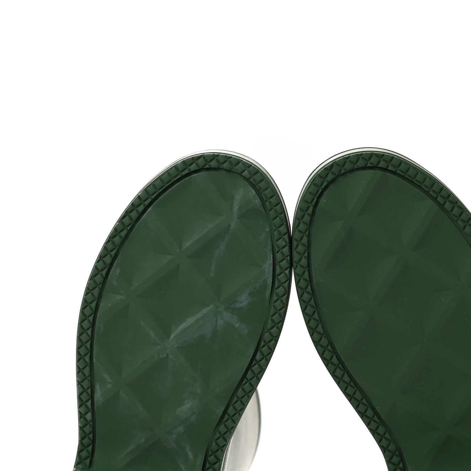 Chanel Caoutchouk CC High Boots 39 Dark Green 9 of 10