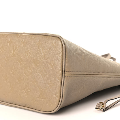 Louis Vuitton Empreinte Monogram Giant Neverfull MM Tourterelle 9 of 9