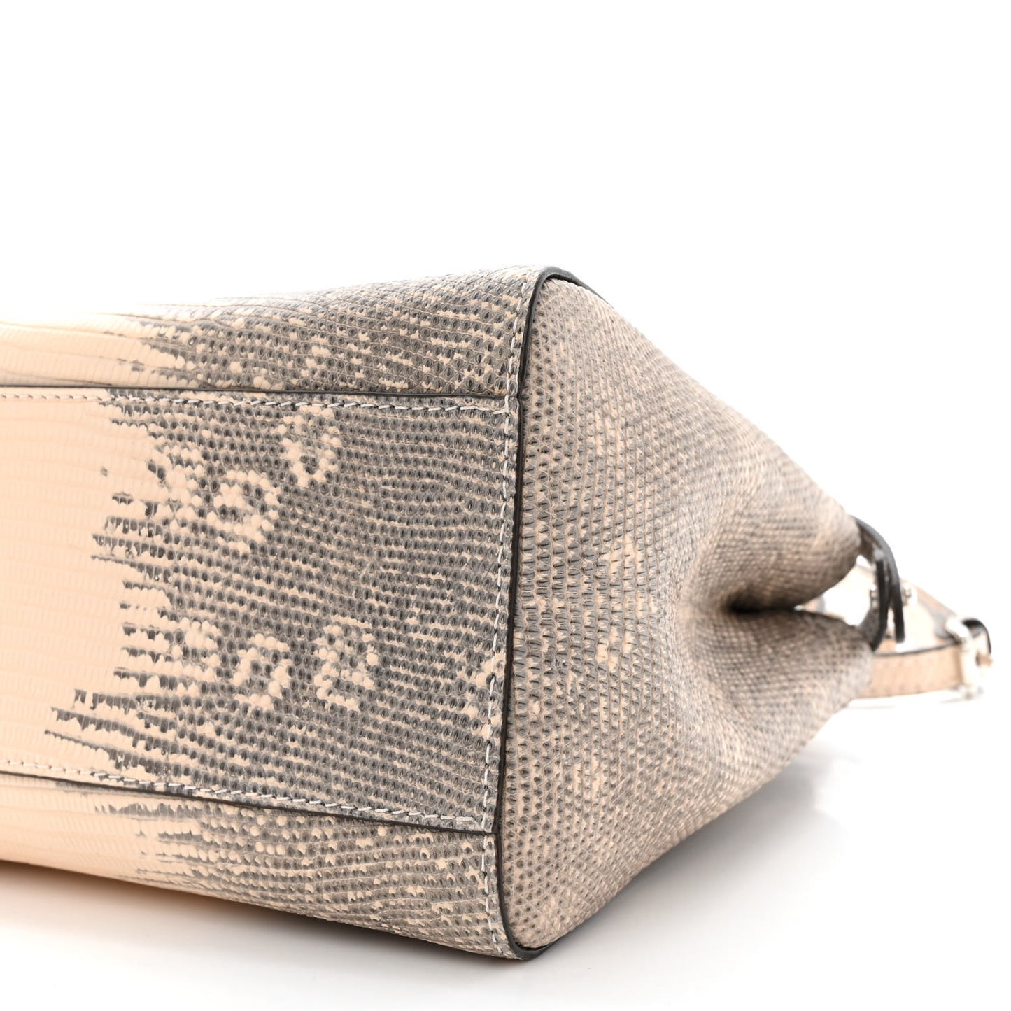 Lizard Togo Shiny Nappa Mini Peekaboo Iconic Satchel Rosa Skin