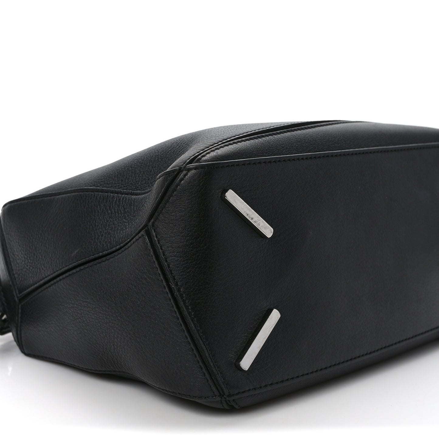 Calfskin Medium Puzzle Bag Black