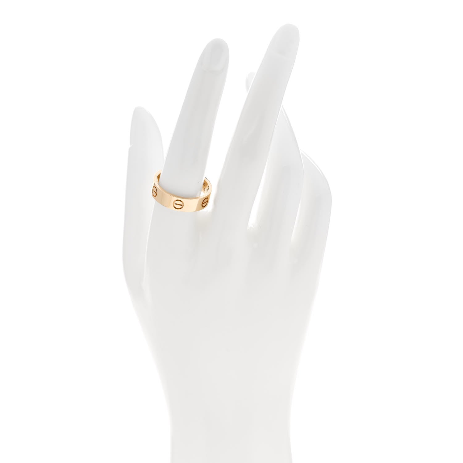 Cartier 18K Yellow Gold 5.5mm LOVE Ring 59 8.75 2 of 5