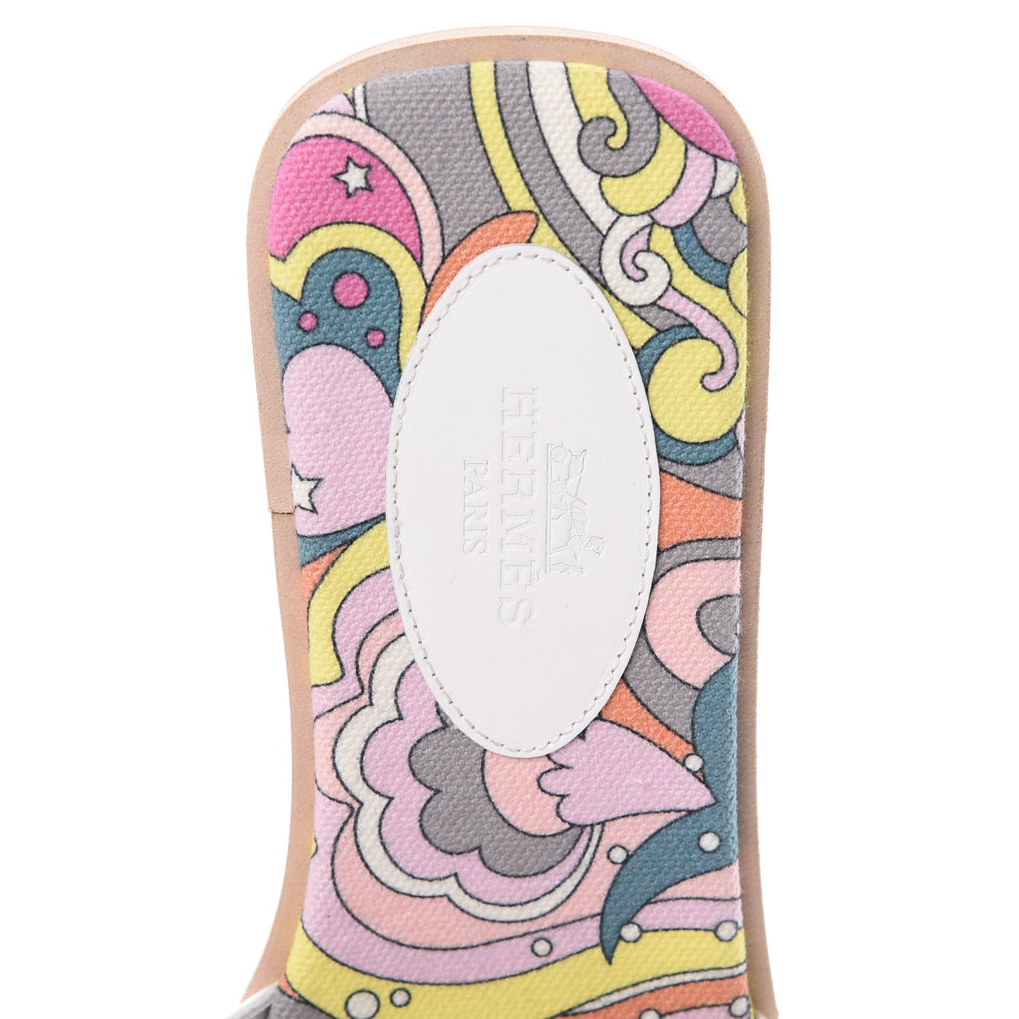 Faubourg Rainbow Oran Sandals 37 White Multicolore