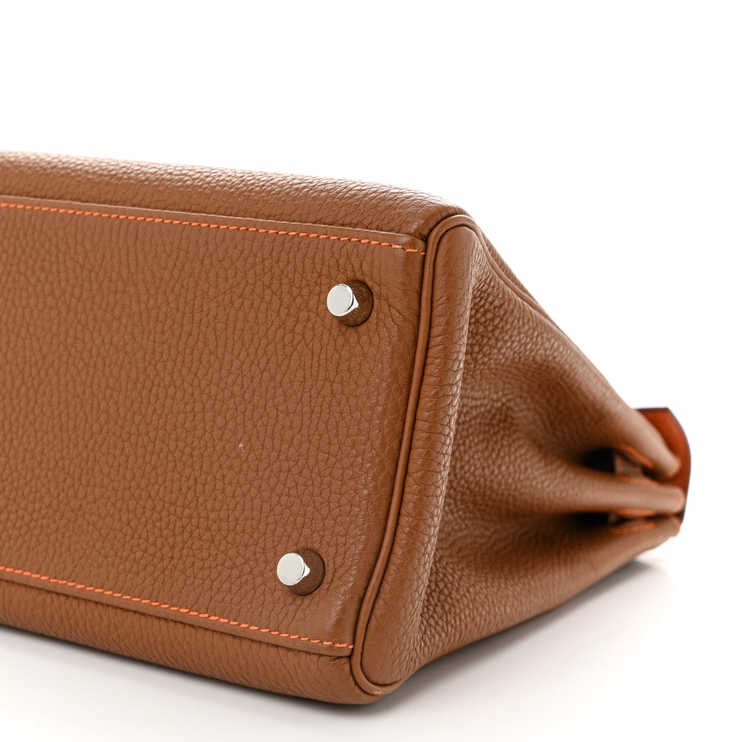 Hermes Togo Kelly Retourne 28 Gold Orange 10 of 11