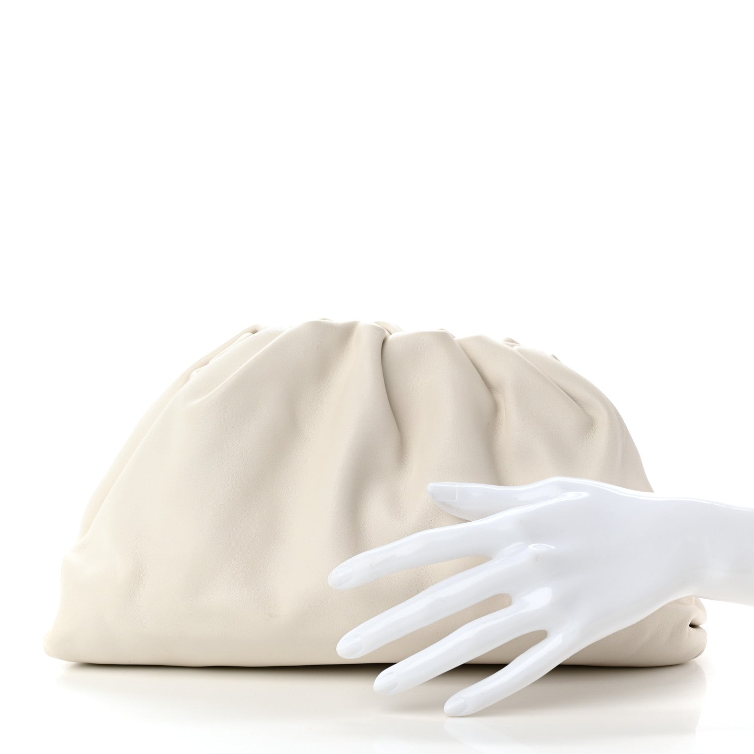 Bottega Veneta Calfskin Teen Pouch White 2 of 11