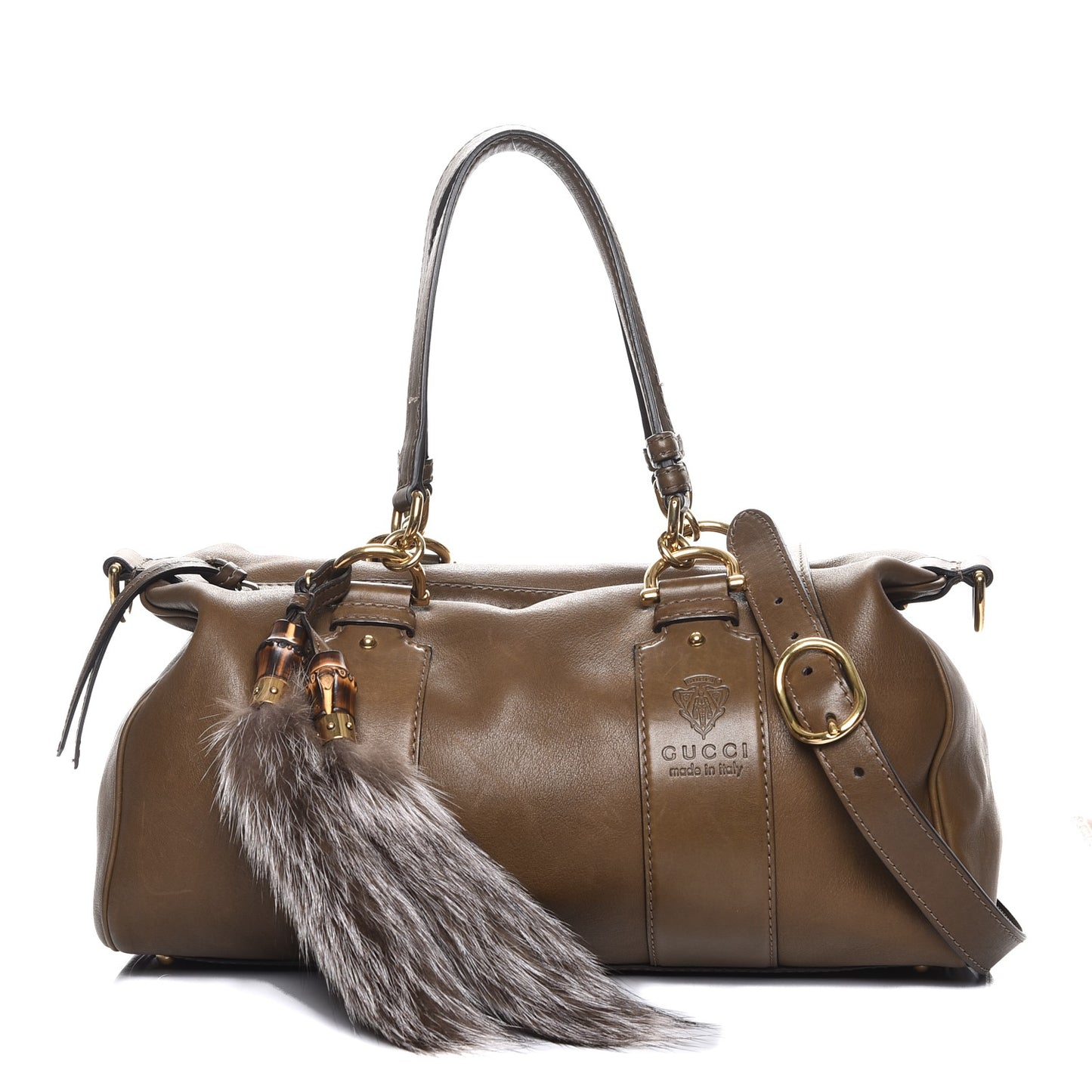Calfskin Smilla Shoulder Bag Winter Leaf