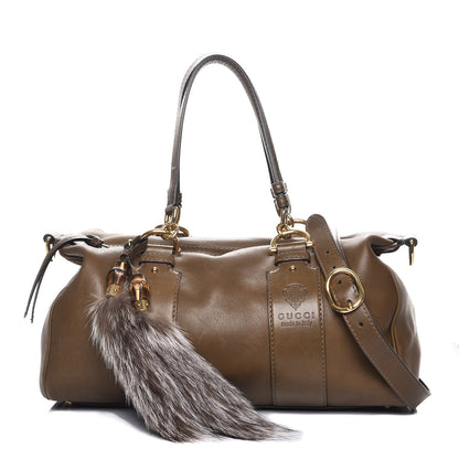 Gucci Calfskin Smilla Shoulder Bag Winter Leaf 1 of 12