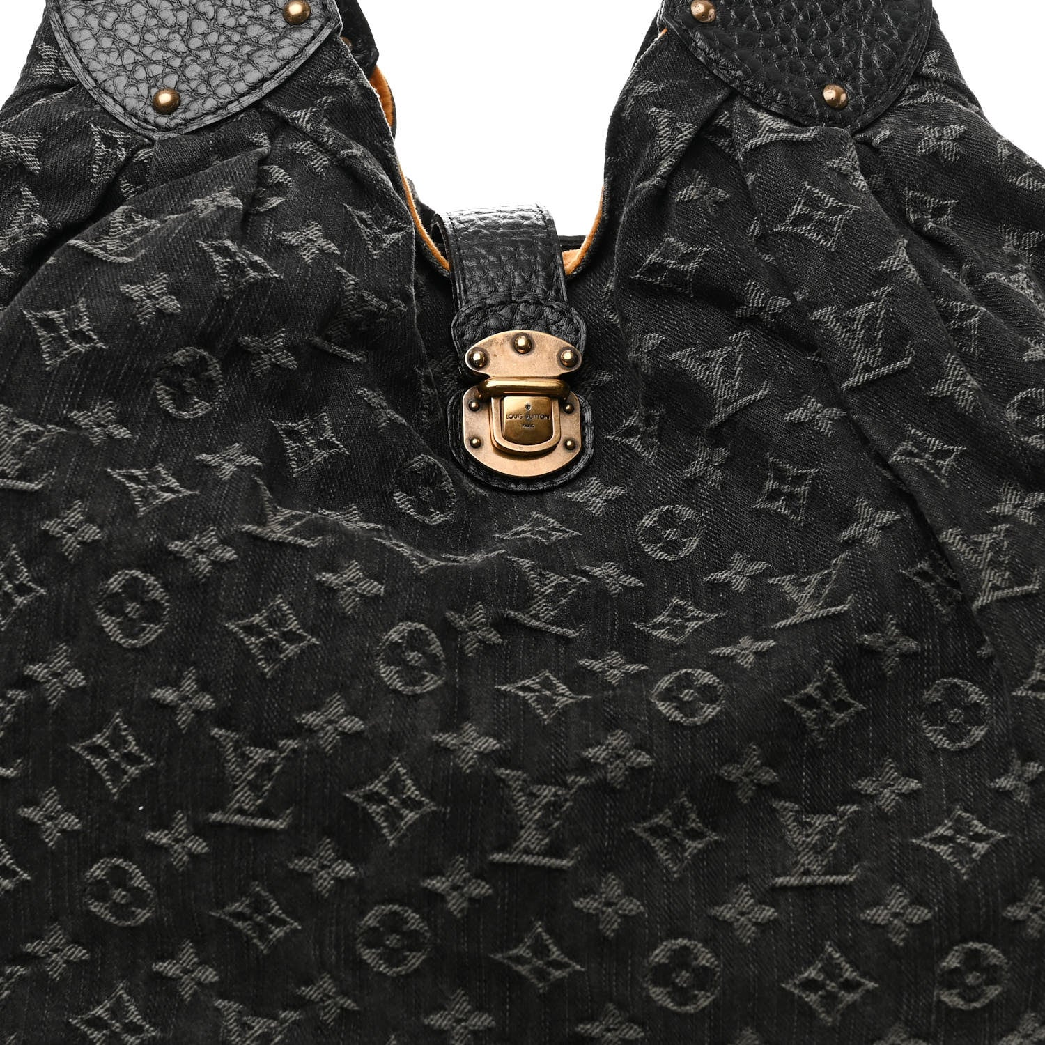 Louis Vuitton Denim Mahina XL Black 9 of 12