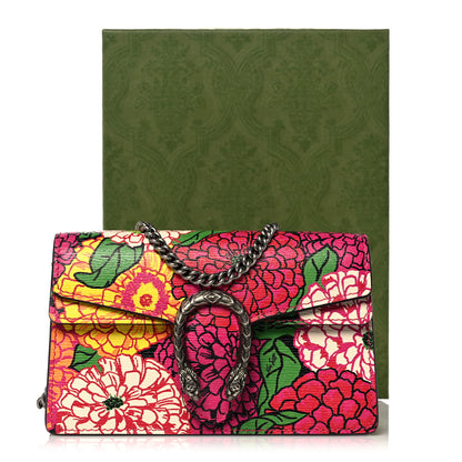 Gucci X KEN SCOTT New Shangai Calfskin Pomponica Print Super Mini Dionysus Shoulder Bag Multicolor 10 of 10