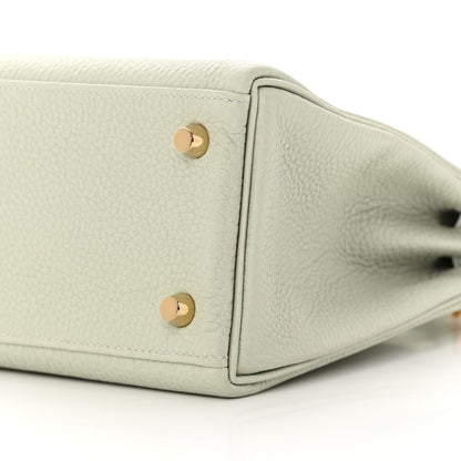 Hermes Togo Kelly Retourne 25 Gris Neve 10 of 11