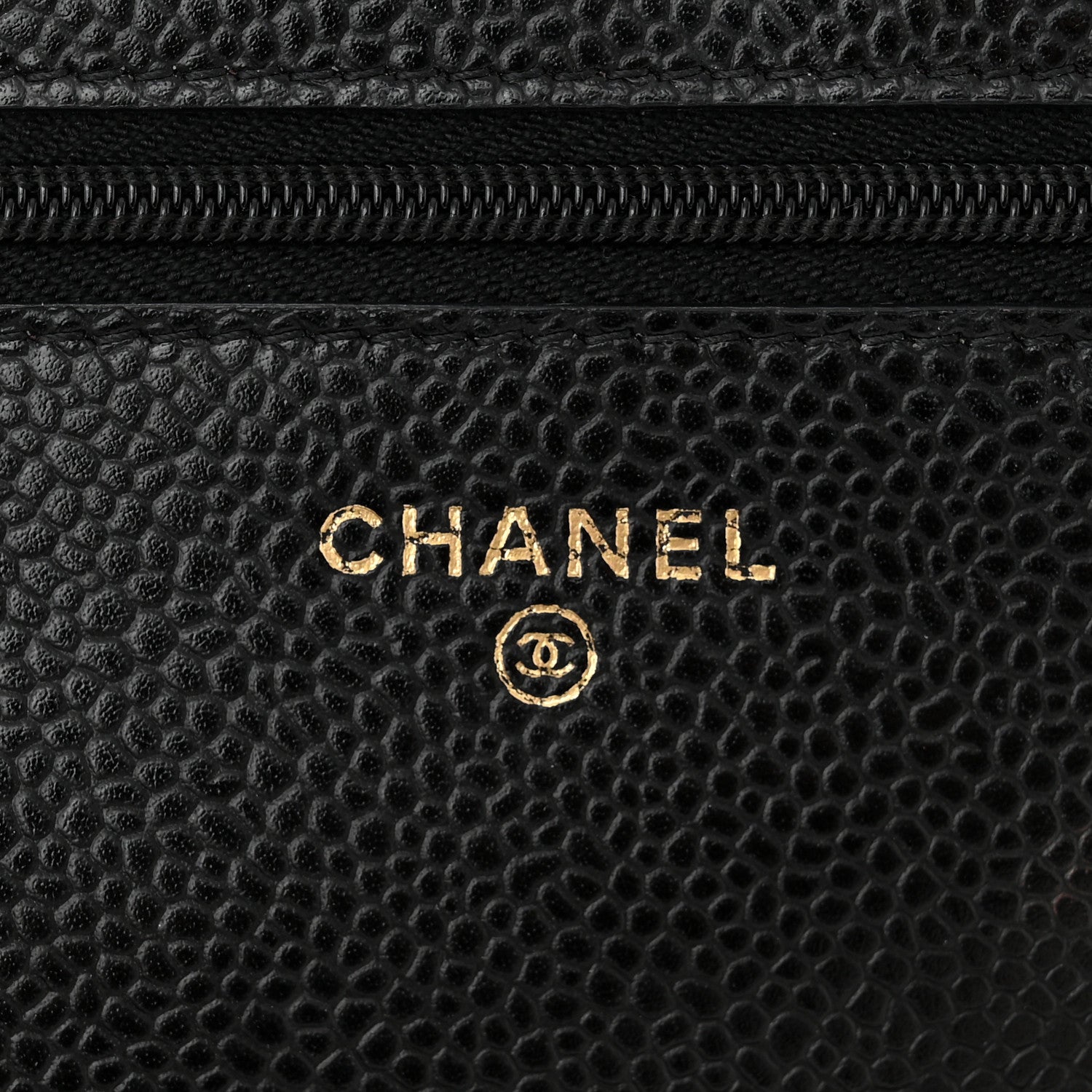 Chanel Caviar Quilted Wallet on Chain WOC Black 6 of 14