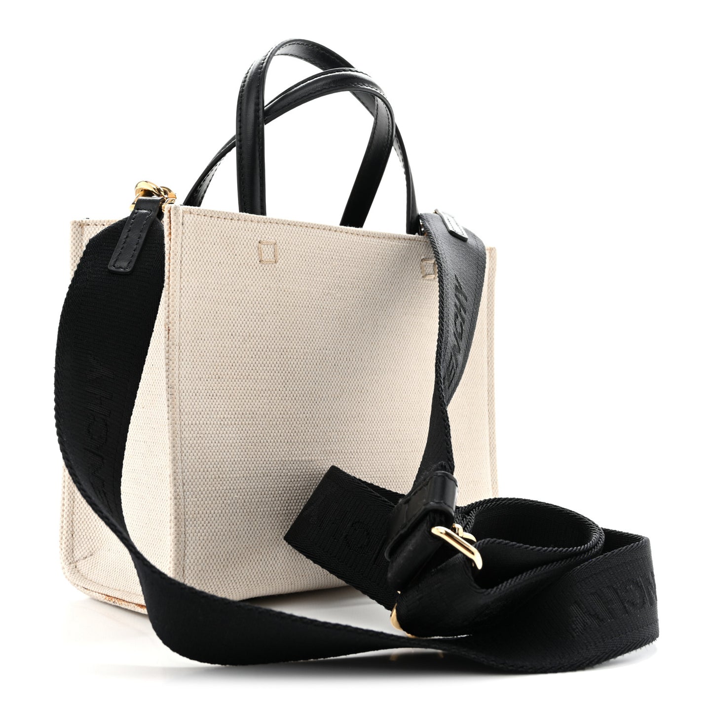 Canvas Mini G-Tote Beige Black