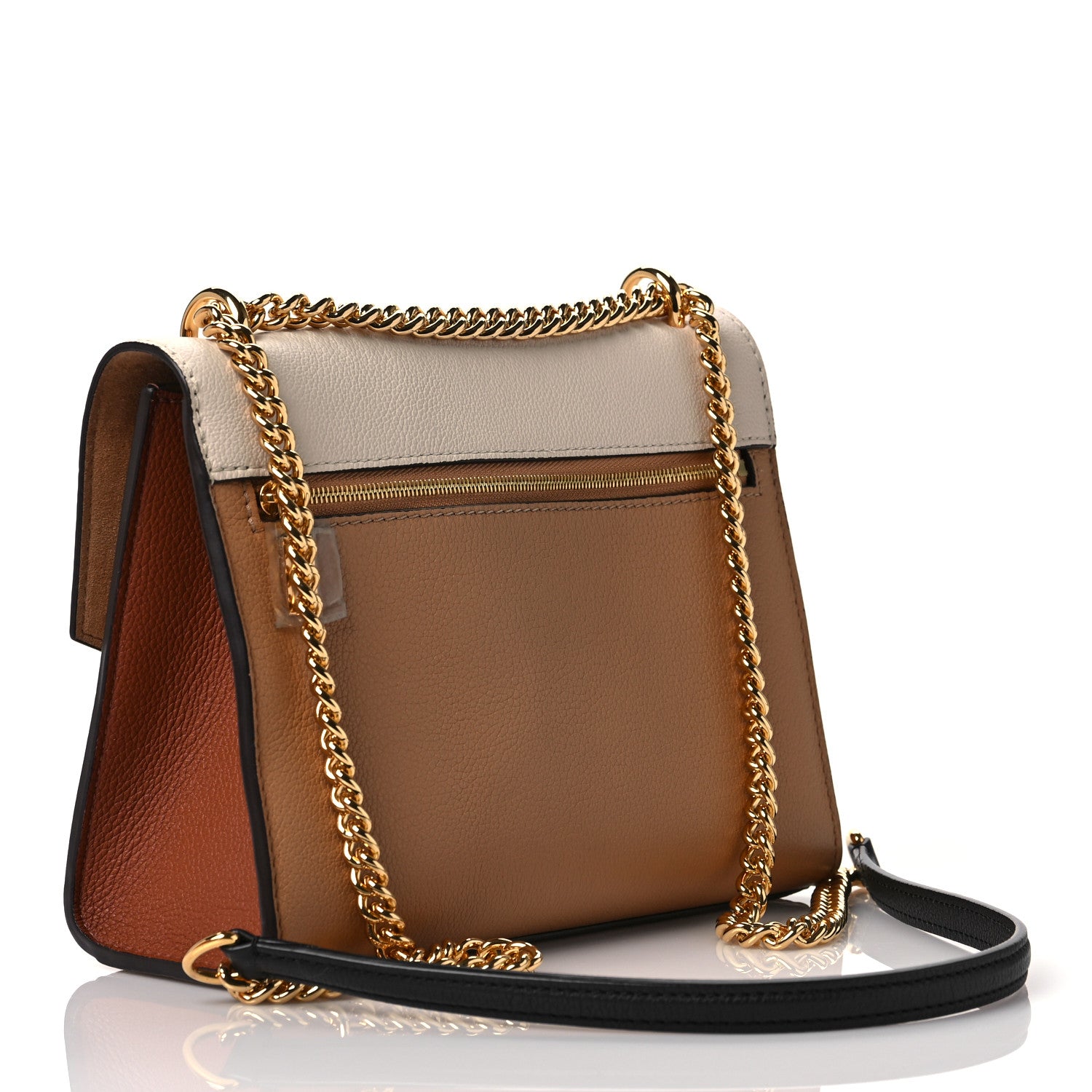 Louis Vuitton Soft Calfskin Mylockme Chain Bag BB Arizona Quartz Caramel 3 of 11