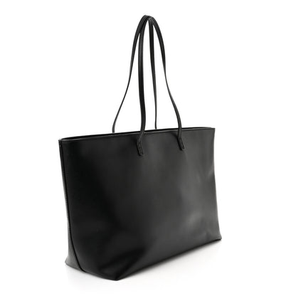 Fendi Vitello Liberty Lucido Metal Monster Eyes Medium Roll Tote Black 3 of 10