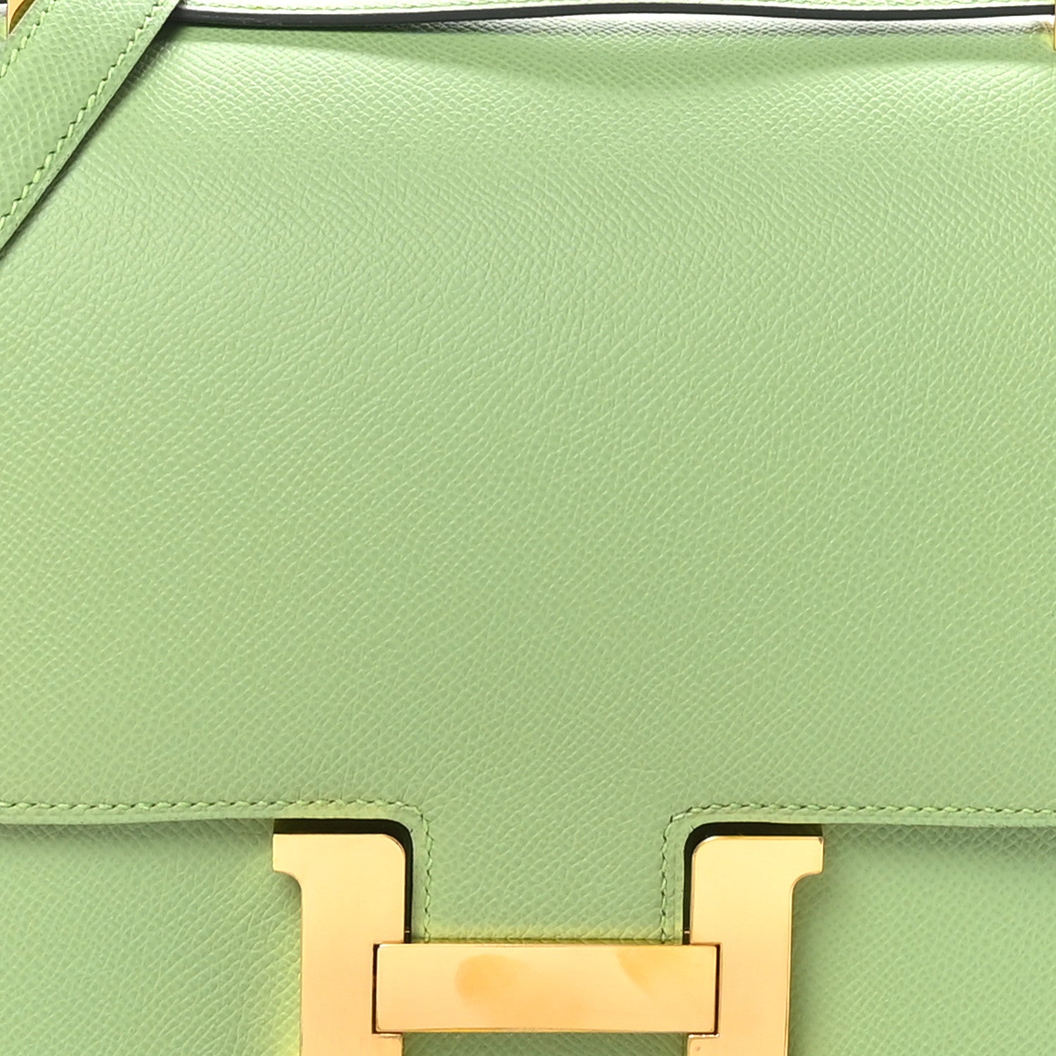 Hermes Epsom Constance 24 Vert Criquet 8 of 11