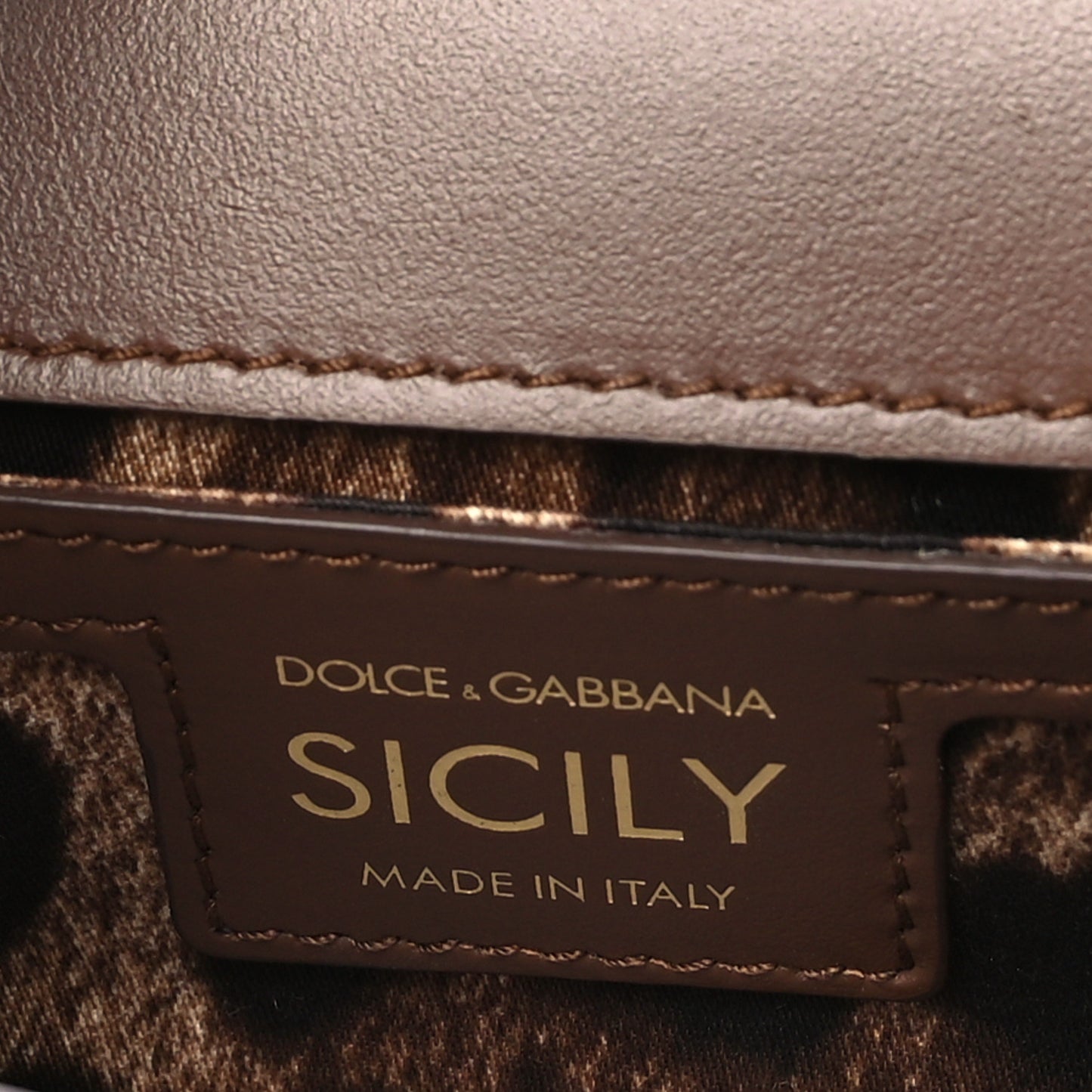 Suede Shearling Small Miss Sicily Satchel Marrone Caffe Latte
