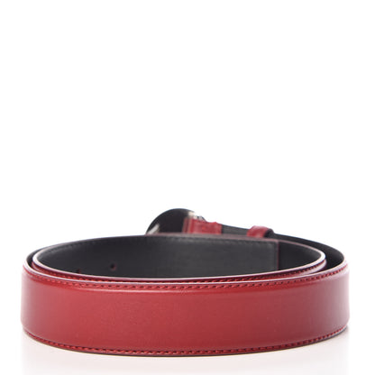 Versace Calfskin Palazzo Medusa Belt 90 36 Red 2 of 5