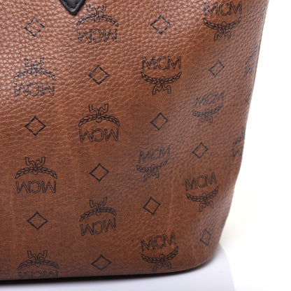 MCM Visetos Dog Bone Shopper Tote Brown 18 of 22