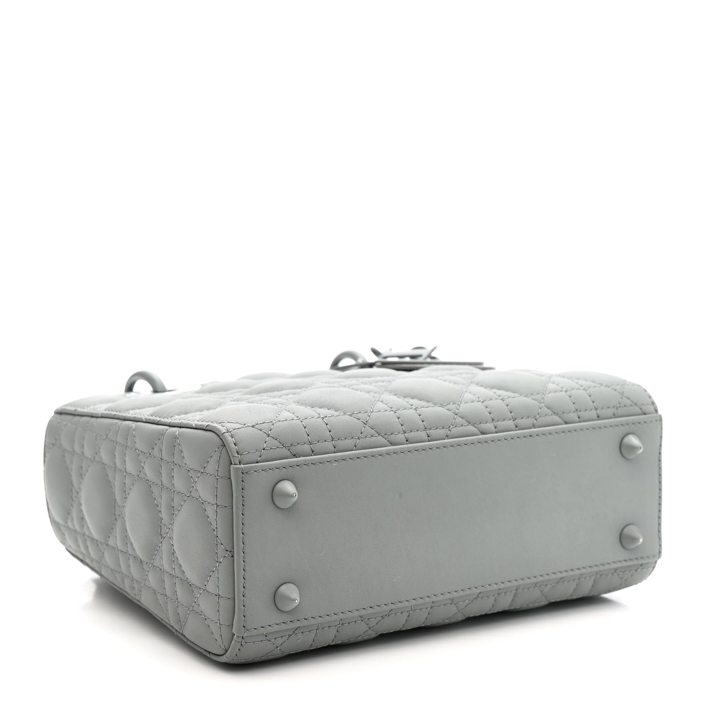 Ultra Matte Calfskin Cannage Small My ABCDior Lady Dior Gray