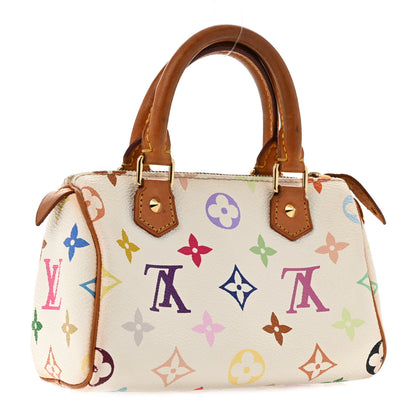 Louis Vuitton Monogram Multicolor Mini Sac HL Speedy White 3 of 14