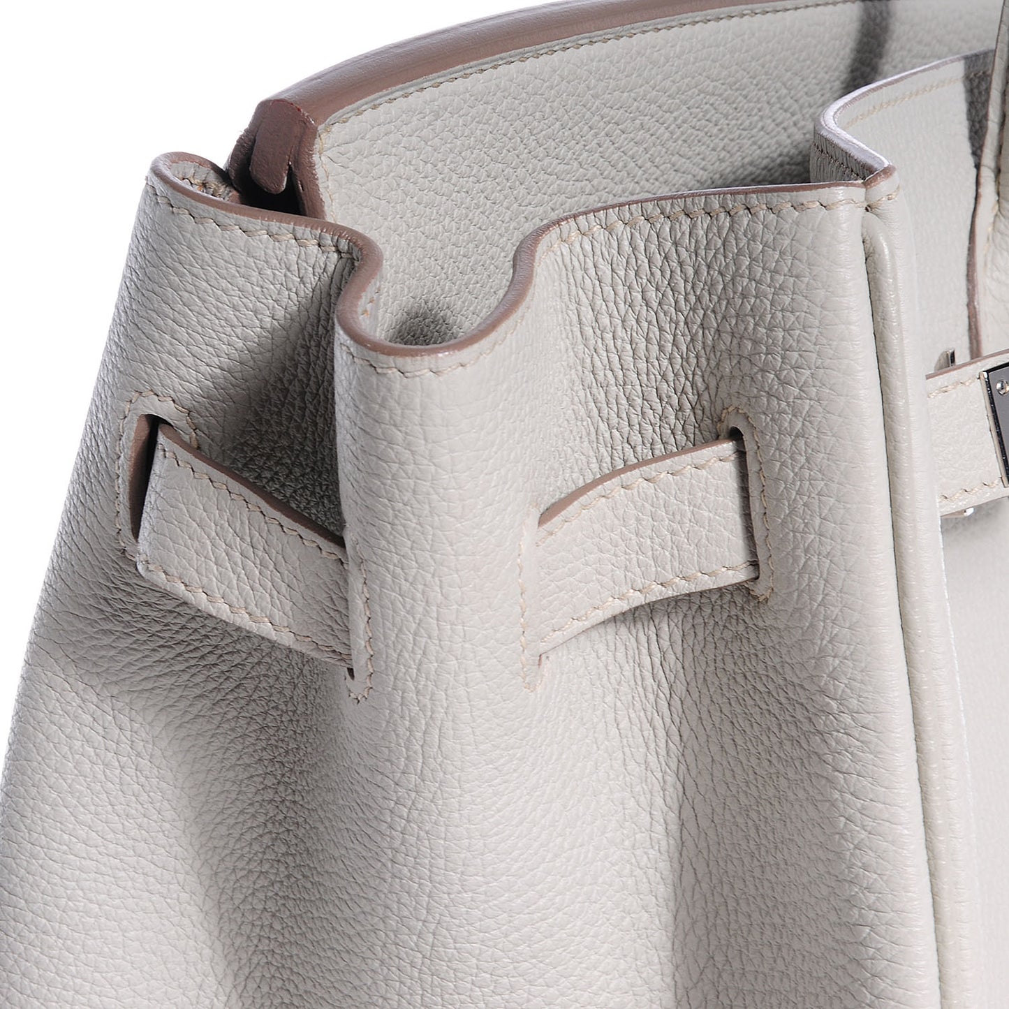 Togo Birkin 35 Gris Perle