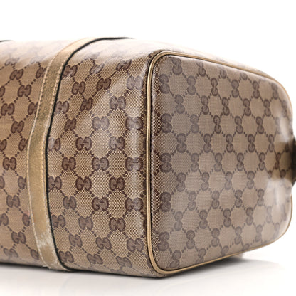 Gucci Crystal Monogram Medium Joy Boston Bronze 9 of 13