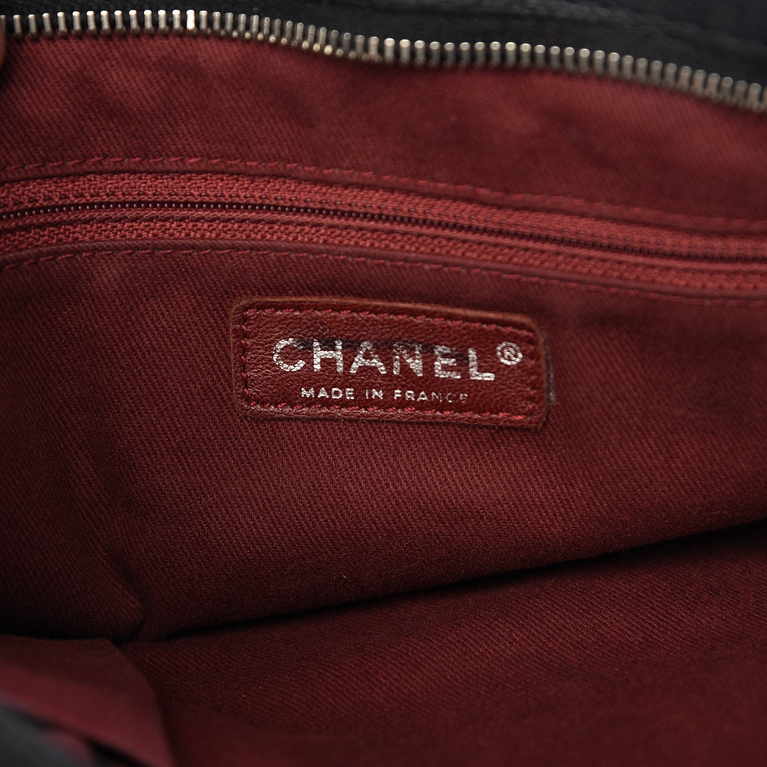 Chanel Caviar Large CC Tuck Tote Black 6 of 15