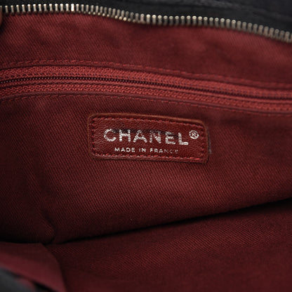 Chanel Caviar Large CC Tuck Tote Black 6 of 15