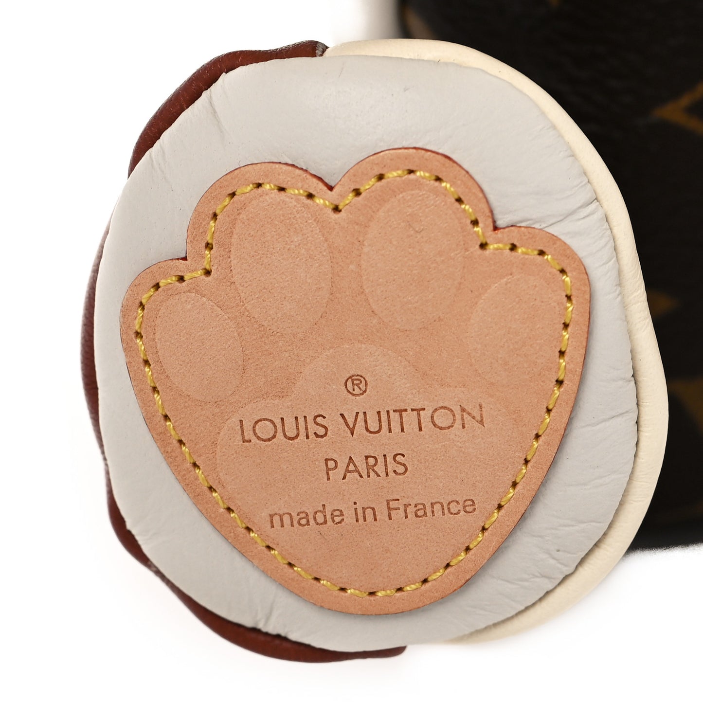 Calfskin Monogram Doudou Oscar Dog Beige