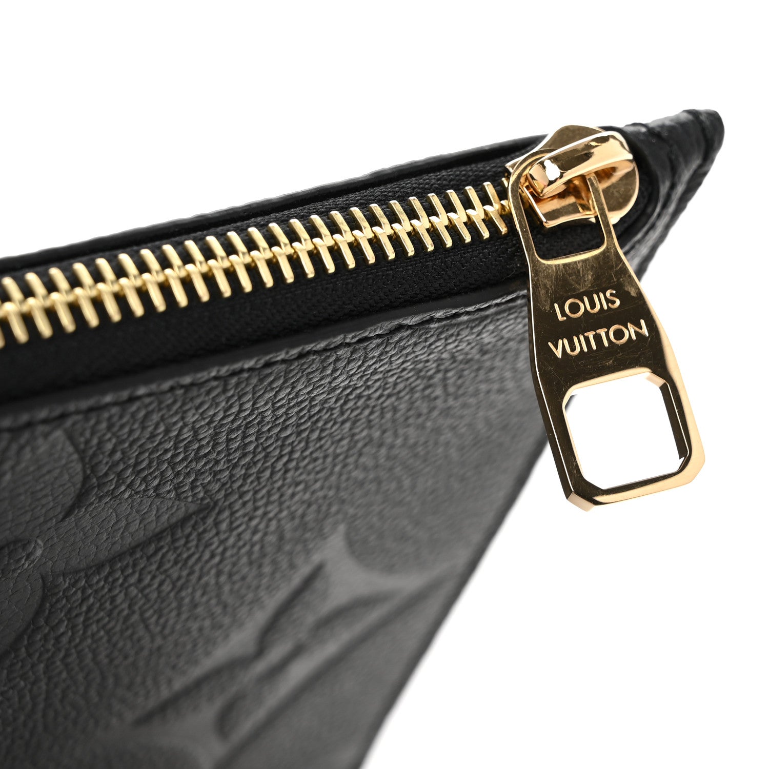 Louis Vuitton Empreinte Monogram Giant Neverfull MM Pochette Black 8 of 8
